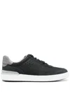 Clarks Courtlite Tor Leather Sneakers In Blue