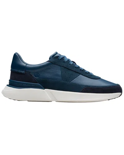 Clarks Craft Pace Leather Sneaker In Animal Print