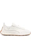 Clarks Craft Speed Leather Sneakers In White