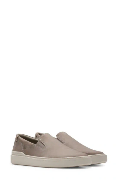 Clarks Craft Swift Go Slip-on Sneaker In Grey Nubuck