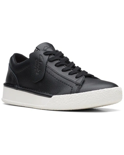 Clarks Craftcup Walk Leather Sneaker In Black