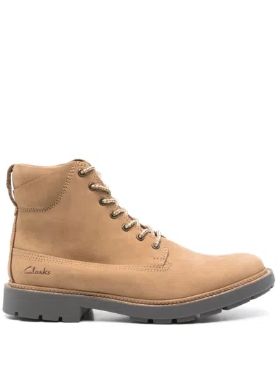 Clarks Craftdale 2 Ankle Suede Boots In Brown