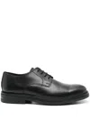 Clarks Craftevan Leather Derby Shoes In Black