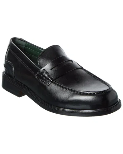 Clarks Craftjames Leather Sneaker In Black