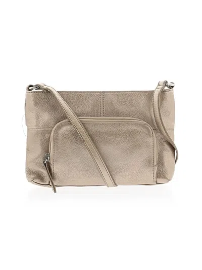 Pre-owned Clarks Crossbody Bag In Gold