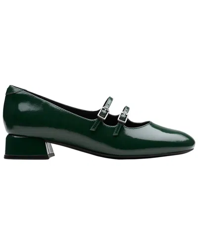 Clarks Daiss 30 Shine Leather Mary Jane In Green