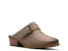 Clarks Danyelle Mist Leather Mule In Brown