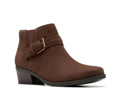 Clarks Danyelle Wish Bootie In Brown