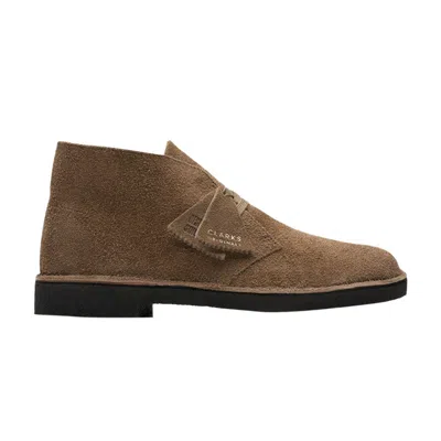 Pre-owned Clarks Desert Boot 'dark Grey Suede' | Men's Size 7.5