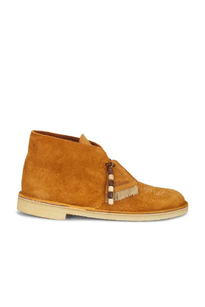 Clarks Desert Boot In Ginger Suede