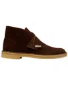Clarks Desert Boot Suede Boot In Brown