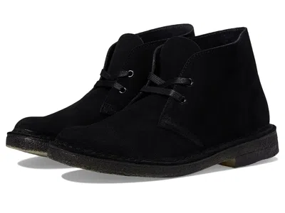 Clarks Desert Boots In Black