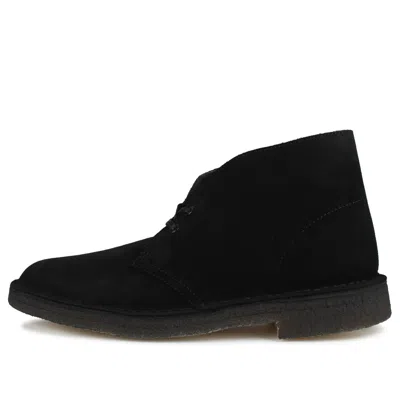 Clarks Desert Boots Suede 'black'