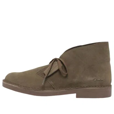 Clarks Desert Evo Boots 'khaki Suede' In Brown