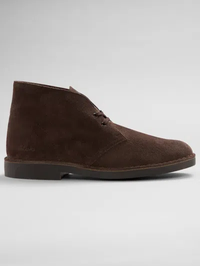 Clarks Desert Evo Lace Up Boots Dark In Brown