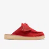 Clarks Desert Nomad Mule In Red
