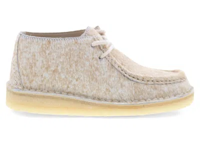 Pre-owned Clarks Desert Nomad Speckled Hairon (women's) Sneakers In Beige/pebble