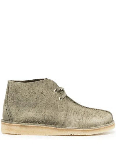Clarks Desert Trek Lace-up Boots In Green
