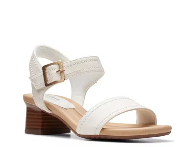 Clarks Desirae Coast Sandal In White