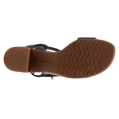 Clarks Desirae Rowan Sandal Navy 261785114025 Women's In Animal Print