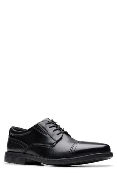 Clarks ® Dresslite Cap Toe Derby In Black