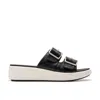 Clarks Drift Buckle In Black Synthetic In Black