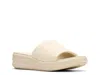 Clarks Drift Twist Wedge Sandal In Neutral