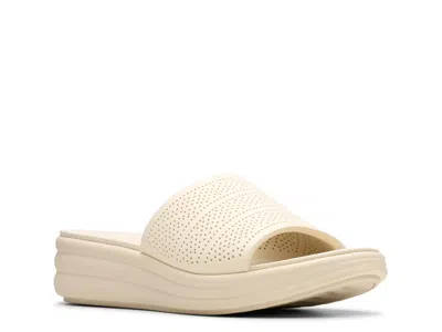 Clarks Drift Twist Wedge Sandal In Neutral