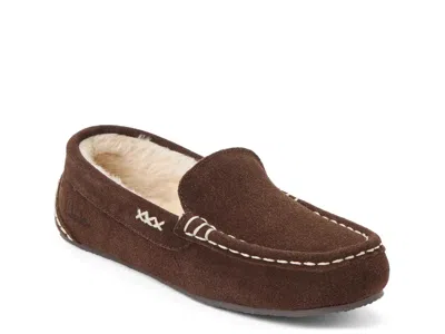 Clarks Driver Moccasin Slipper In Brown