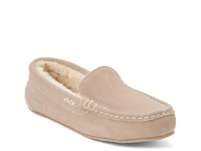Clarks Driver Moccasin Slipper In Neutral