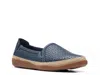 Clarks Elaina Ruby Espadrille Slipon In Blue