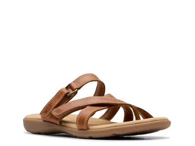 Clarks Elizabelle Bay Leather Sandal In Brown