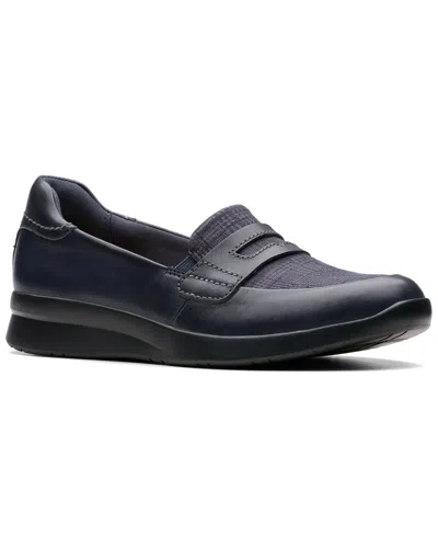 Clarks Ellowyn Penny Leather Loafer In Black