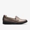 Clarks Ellowyn Penny In Metallic