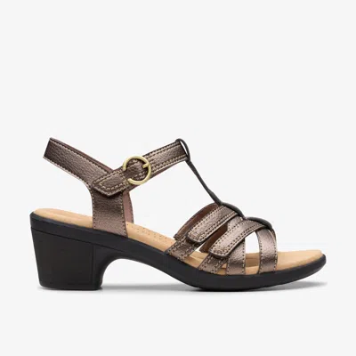 Clarks Emily 2 Rose In Metallic