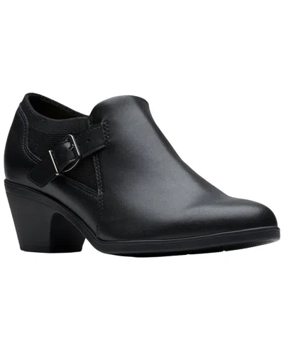 Clarks Emily Darcey Leather Bootie In Black