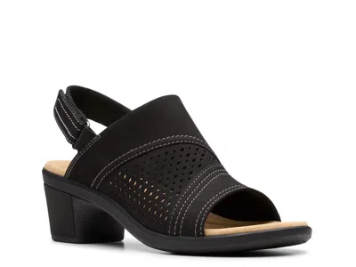 Clarks Emily Mist Sandal In Black