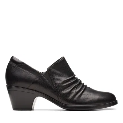 Clarks Emily2 Cove In Black Leather