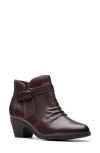 Clarks Women's Collection Emily 2 Opal Boots In Dark Brown Leather