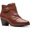 Clarks ® Emily2 Opal Bootie In Tan Leather
