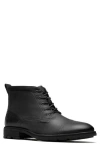 Clarks ® Emmet Side Zip Lace-up Boot In Black