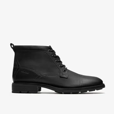 Clarks Emmet Zip In Black