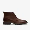 Clarks Emmet Zip In Brown