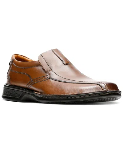 Clarks Escalade Step Leather Loafer In Brown