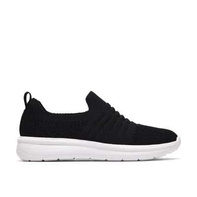 CLARKS EZERA WALK IN BLACK TEXTILE