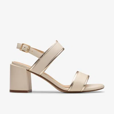 Clarks Ezoria Sling In White