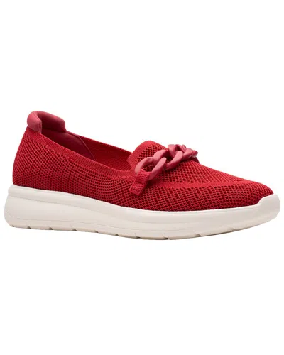 Clarks Ezrinn Cove Loafer In Red