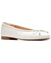 Clarks Fawna Lily Leather Ballet Flat In White