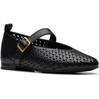 Clarks ® Fawna Mary Jane Flat In Black