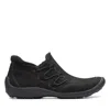 Clarks Fiana Bay In Black Nubuck In Multi